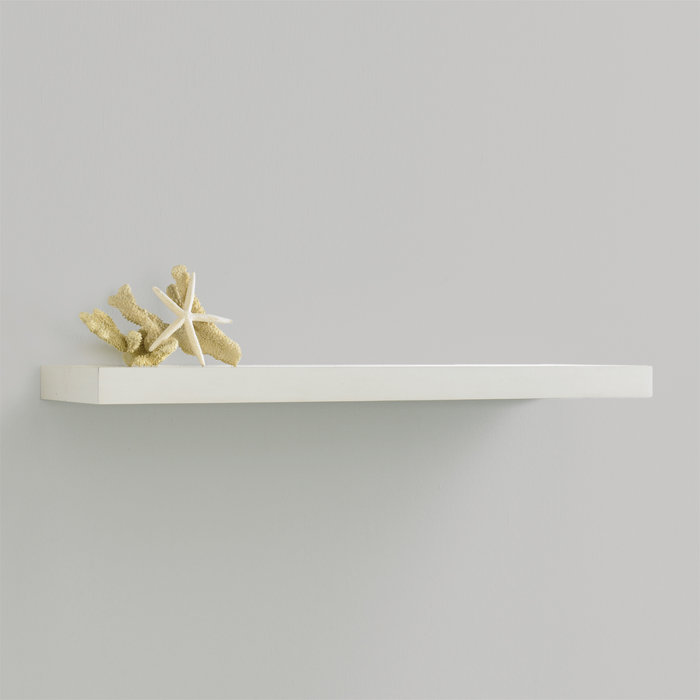 Ebern Designs Akhirah Floating Shelf with Adjustable Shelves & Reviews